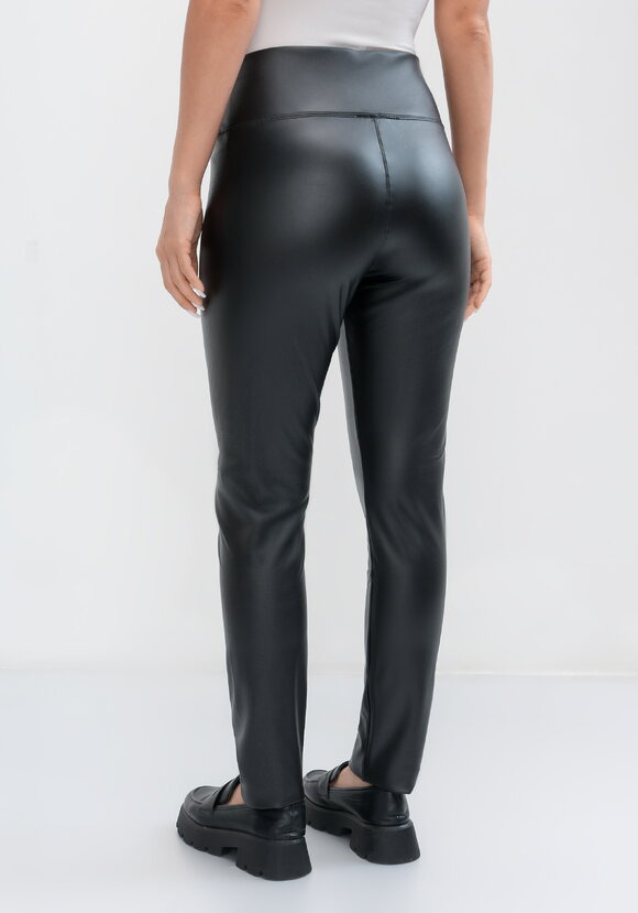 Леггинсы утепленные под кожу шир.  580, рис. 3