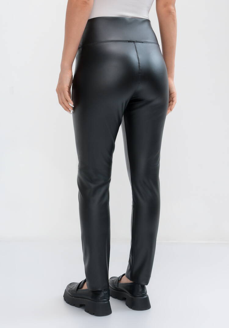 Леггинсы утепленные под кожу шир.  750, рис. 3