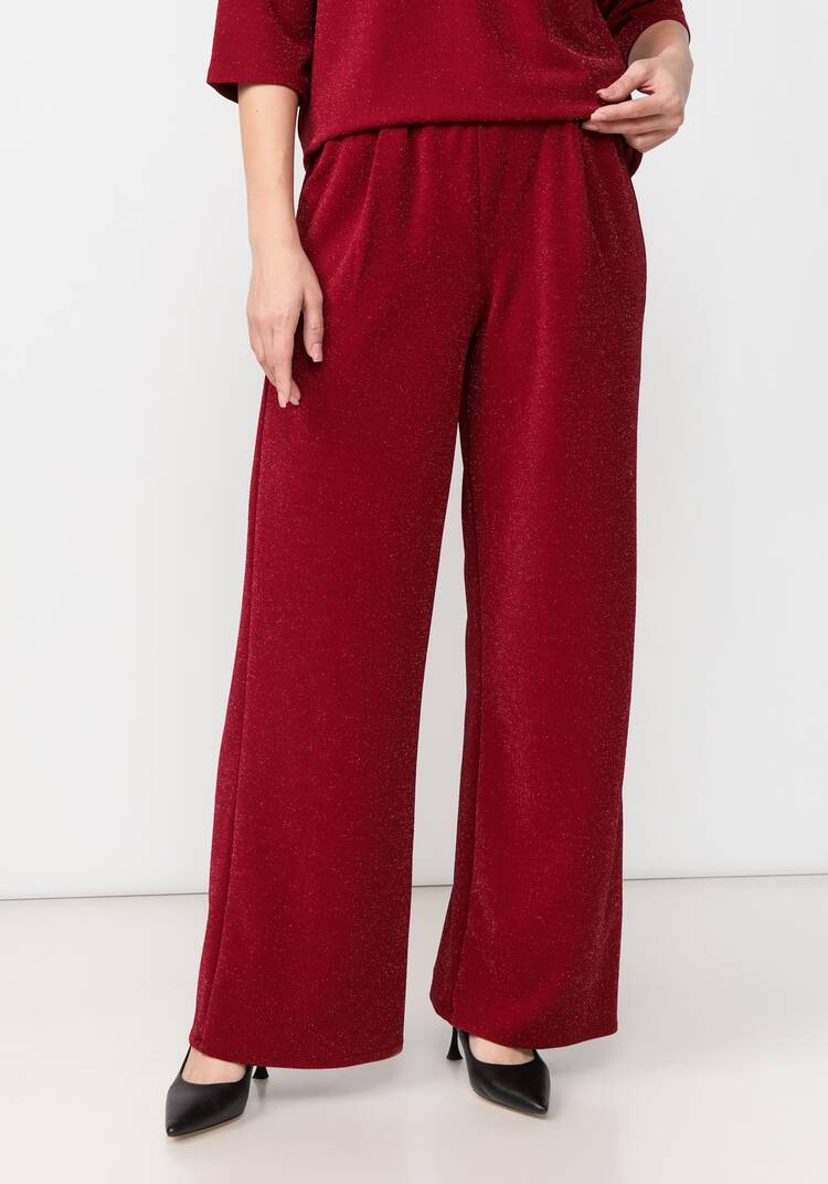 Брюки свободного кроя с метанитью шир.  750, рис. 6