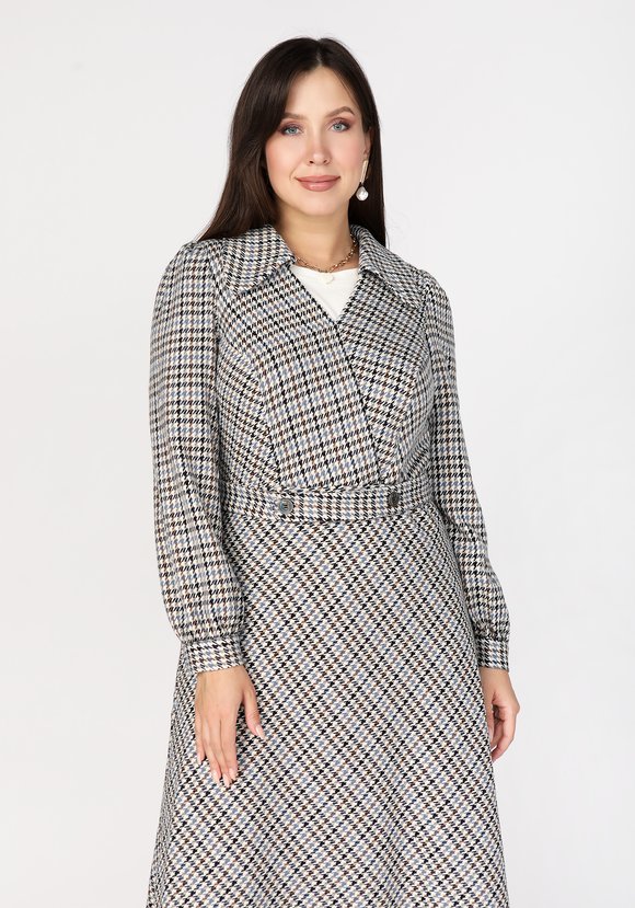 Платье с воротником свободного кроя шир.  580, рис. 3