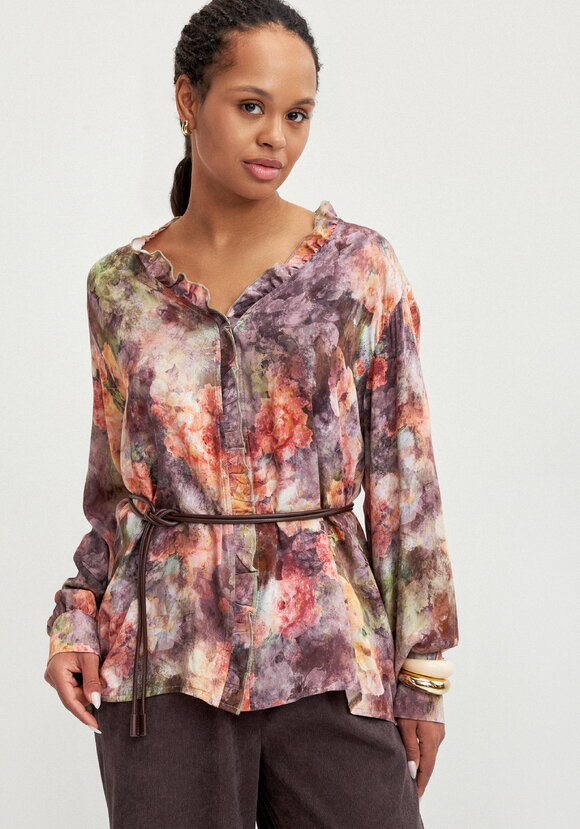 Блуза с потайной застежкой шир.  580, рис. 18