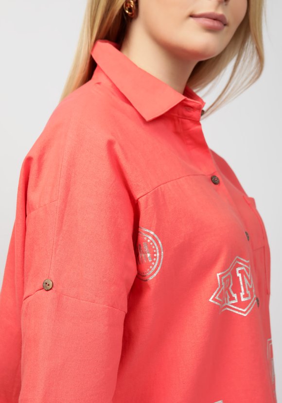 Удлиненная рубашка женская Каролин шир.  580, рис. 5