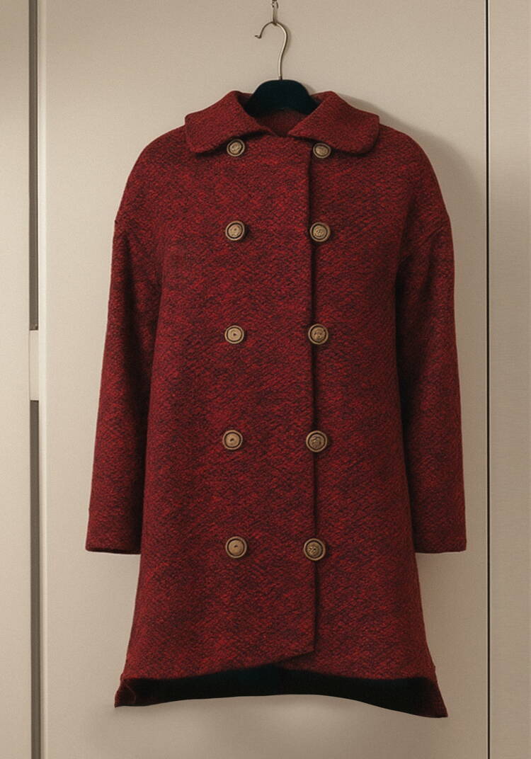 Полупальто свободного кроя Resale шир.  750, рис. 1