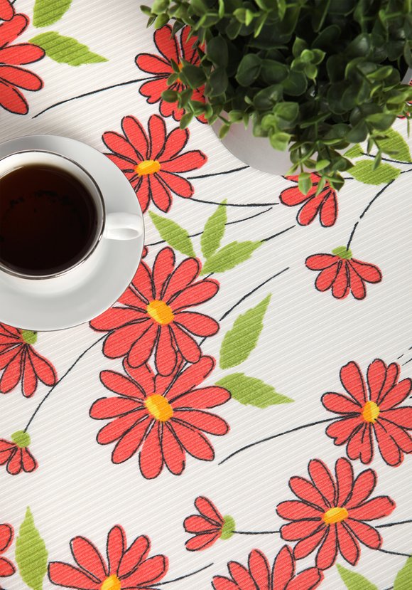 Скатерть для кухни с пропиткой Блумен шир.  580, рис. 10