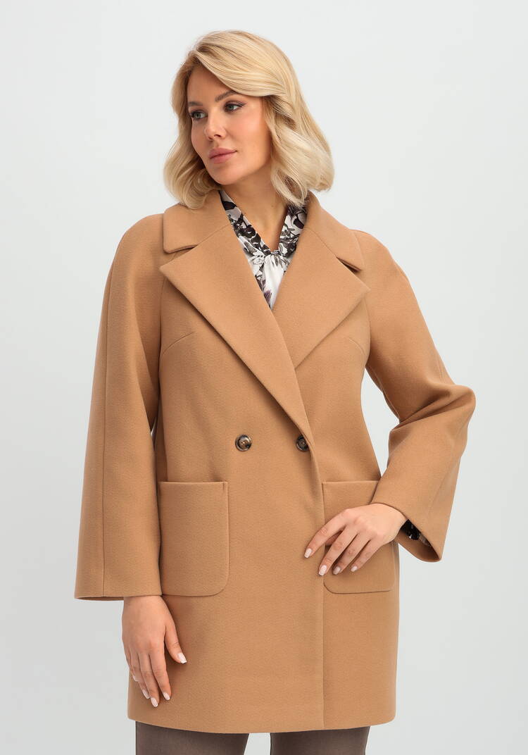 Пальто на подкладе однобортное шир.  750, рис. 23