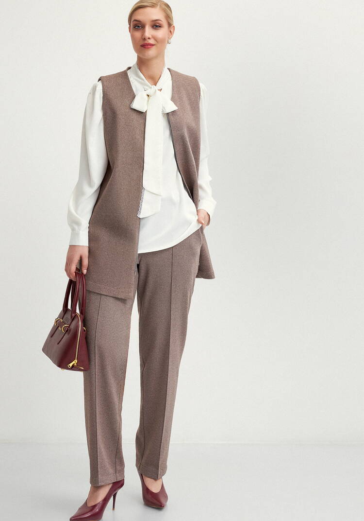 Брюки прямые трикотажныe шир.  750, рис. 14