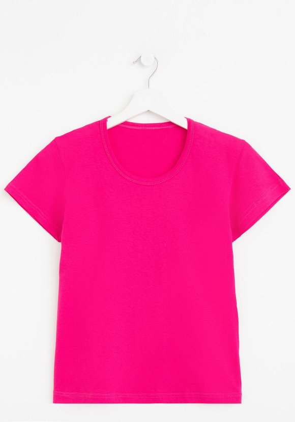 Футболка женская однотонная шир.  580, рис. 6