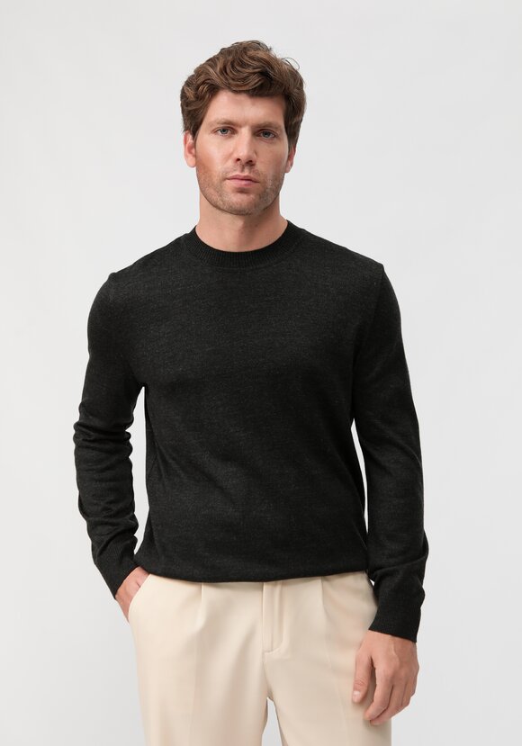 Джемпер классический с длинным рукавом шир.  580, рис. 28