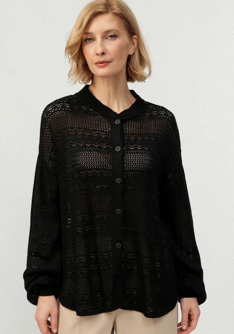 Блуза женская с пышным рукавом шир.  750, рис. 36