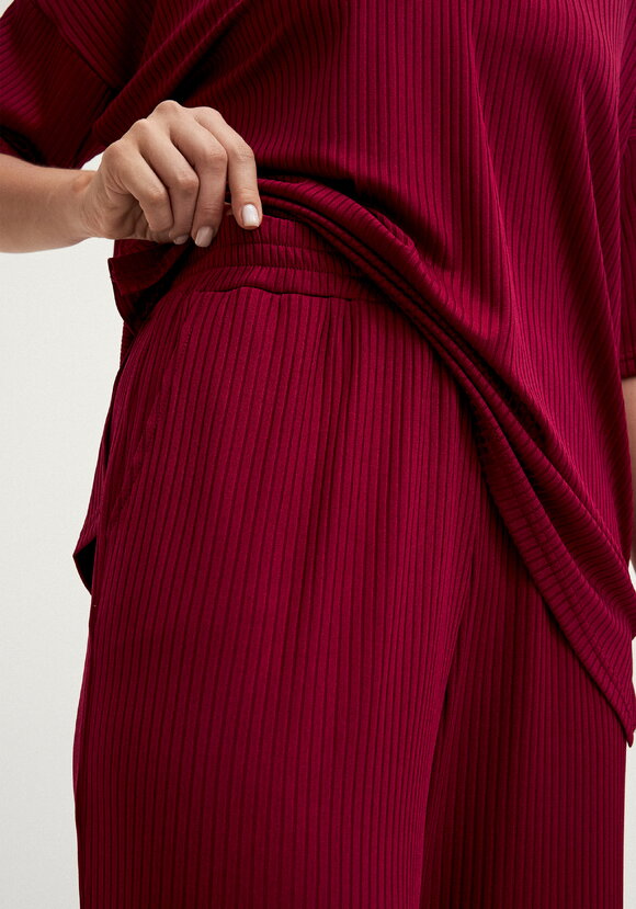 Брюки свободного кроя в рубчик шир.  580, рис. 30