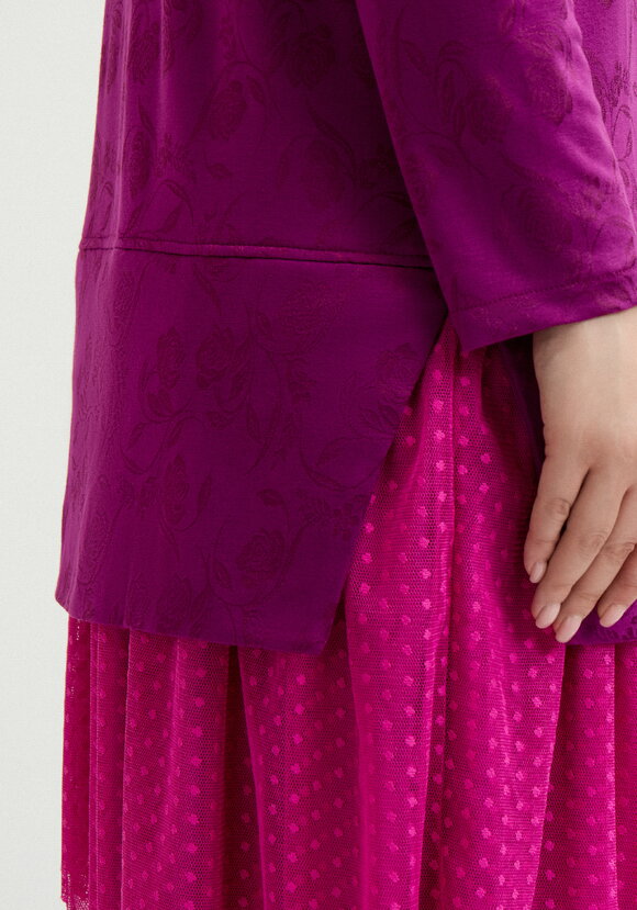 Платье с ярусами из сeтки шир.  580, рис. 6