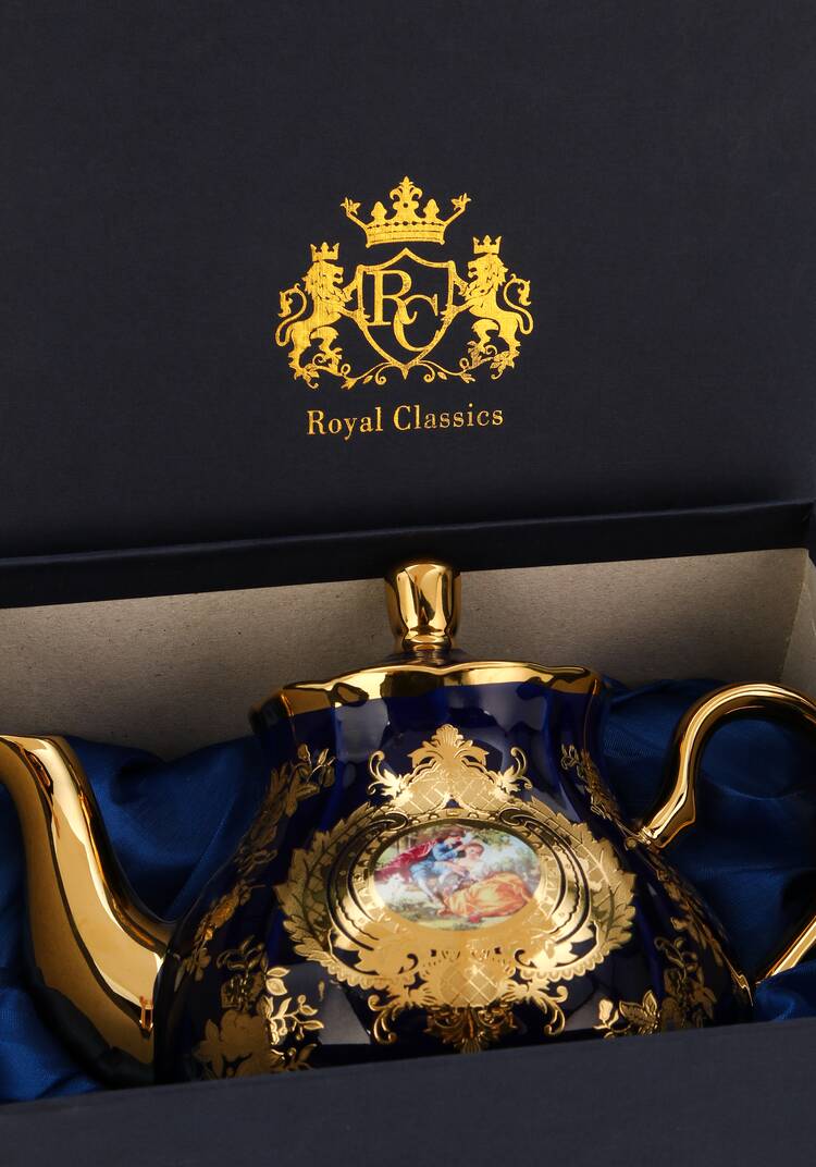 Чайник заварочный Влюблённая пара шир.  750, рис. 6