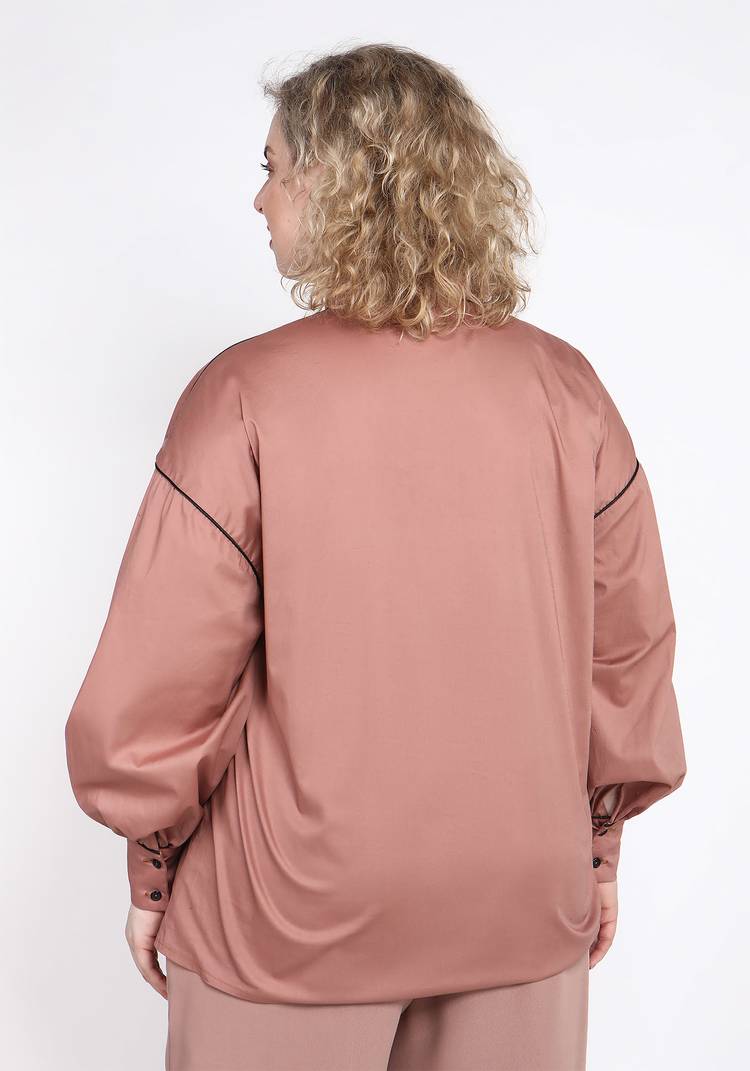 Блуза с отделкой кантом шир.  750, рис. 7