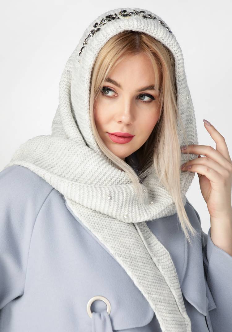 Косынка вязаная шир.  750, рис. 1