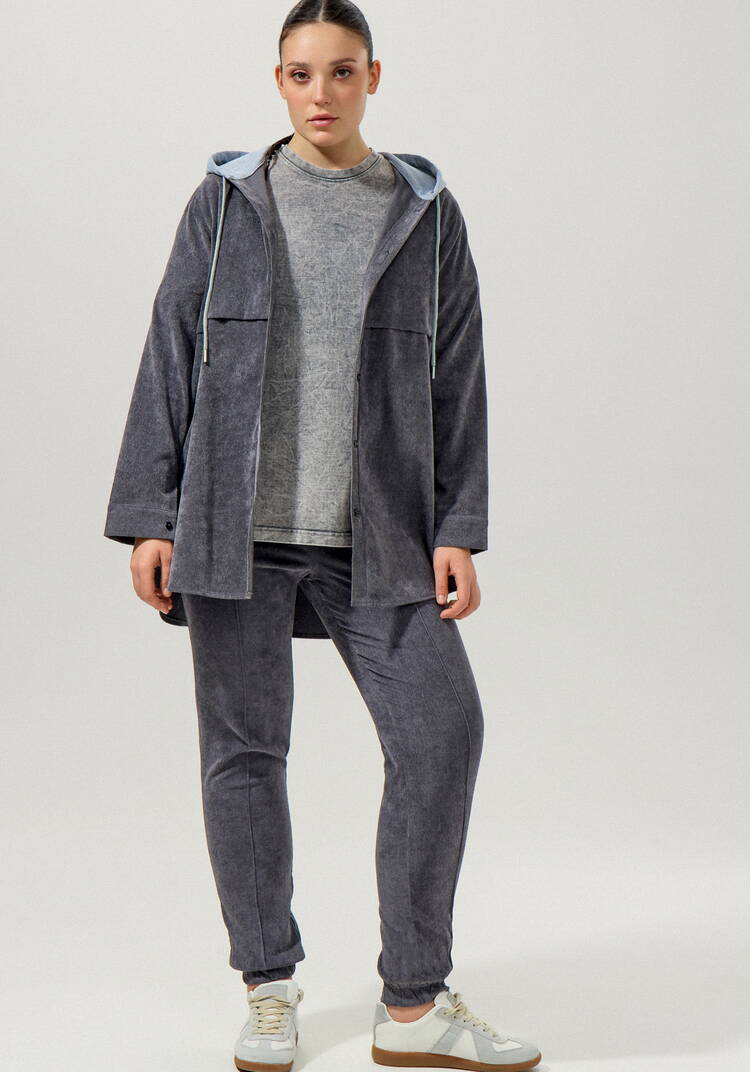 Брюки из вельвета со стрелкой шир.  750, рис. 8