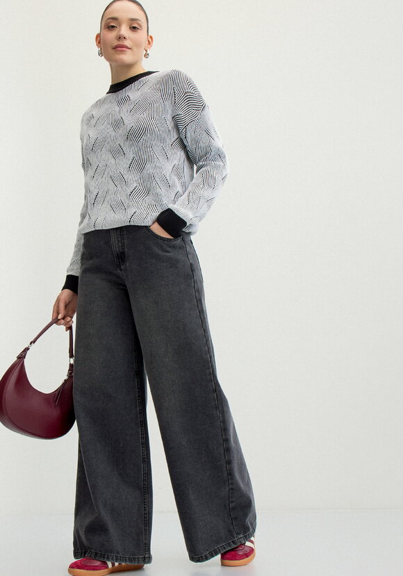 Джемпер с фактурным орнаментом шир.  580, рис. 2