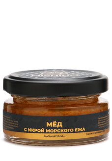 Мёд с сублимированной икрой морского ежа