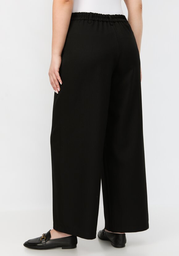 Брюки свободного силуэта с защипами шир.  580, рис. 8