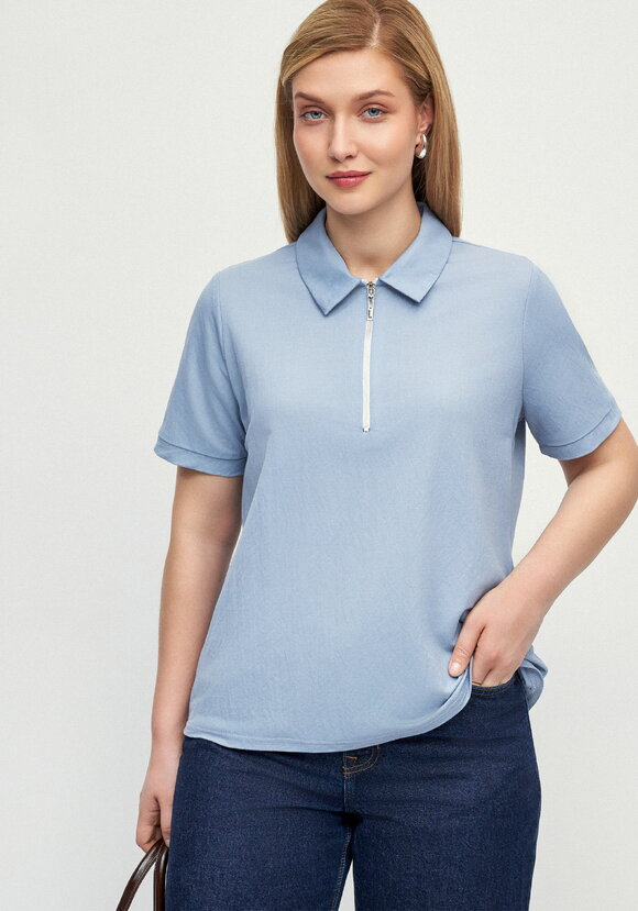 Поло на молнии Жанна шир.  580, рис. 9