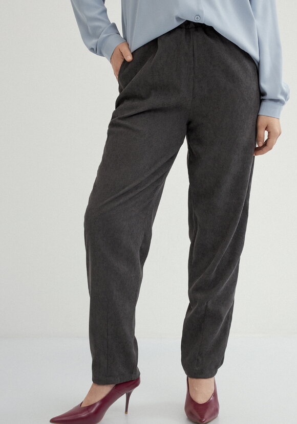 Брюки из микровельвета с комфортным поясом шир.  580, рис. 18