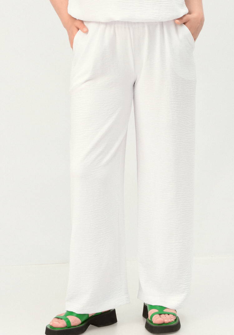 Брюки с карманами, свободного кроя шир.  750, рис. 8