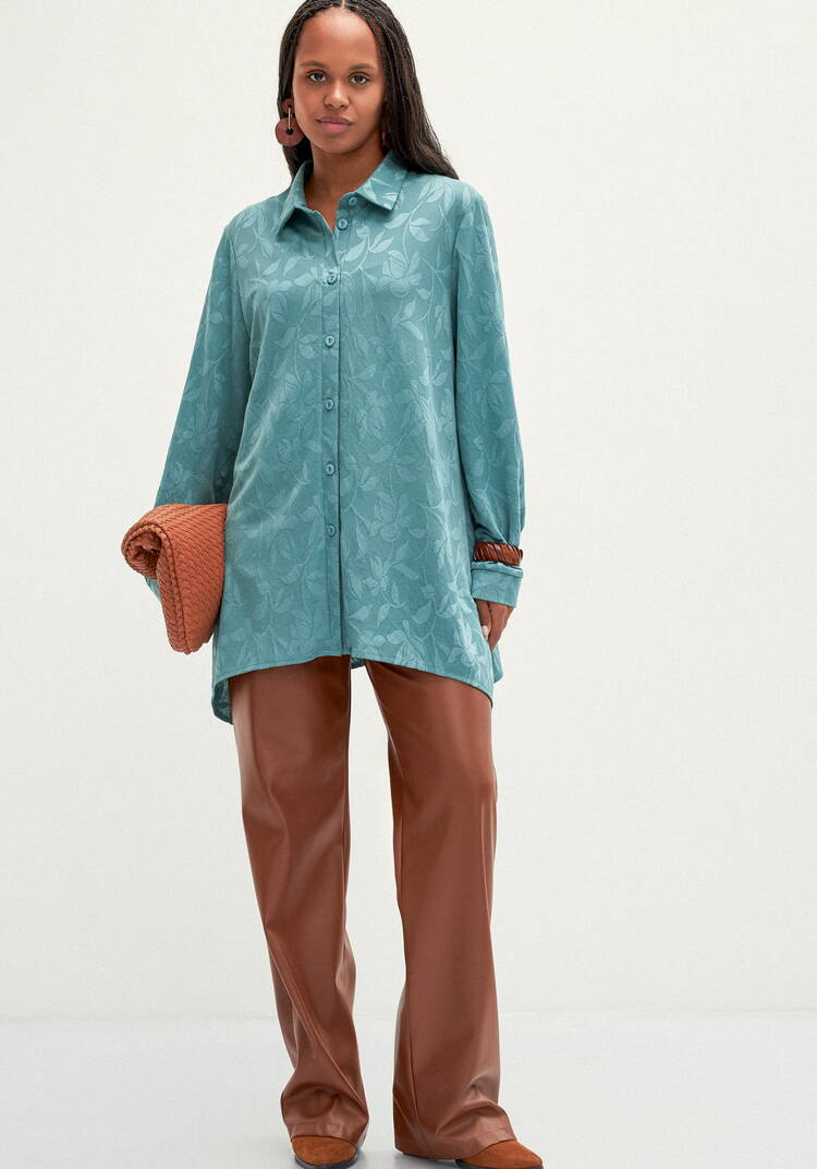 Туника трикотажная с жаккардовым рисунком шир.  750, рис. 8