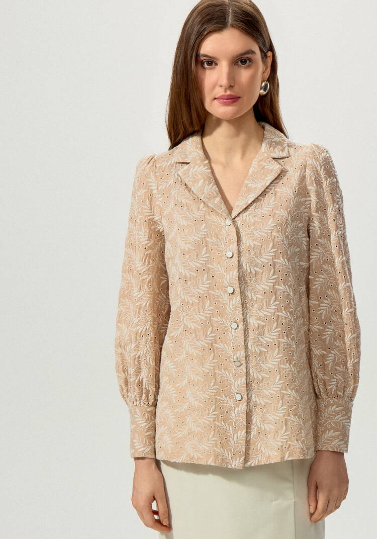 Блуза с английским воротником из шитья шир.  750, рис. 10