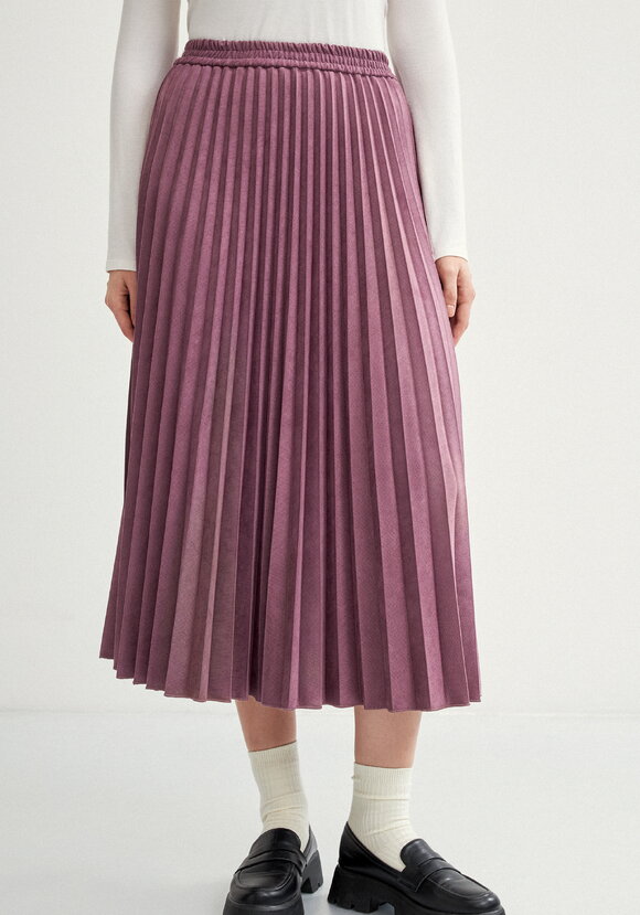 Юбка плиссированная на резинке трикотажная шир.  580, рис. 4