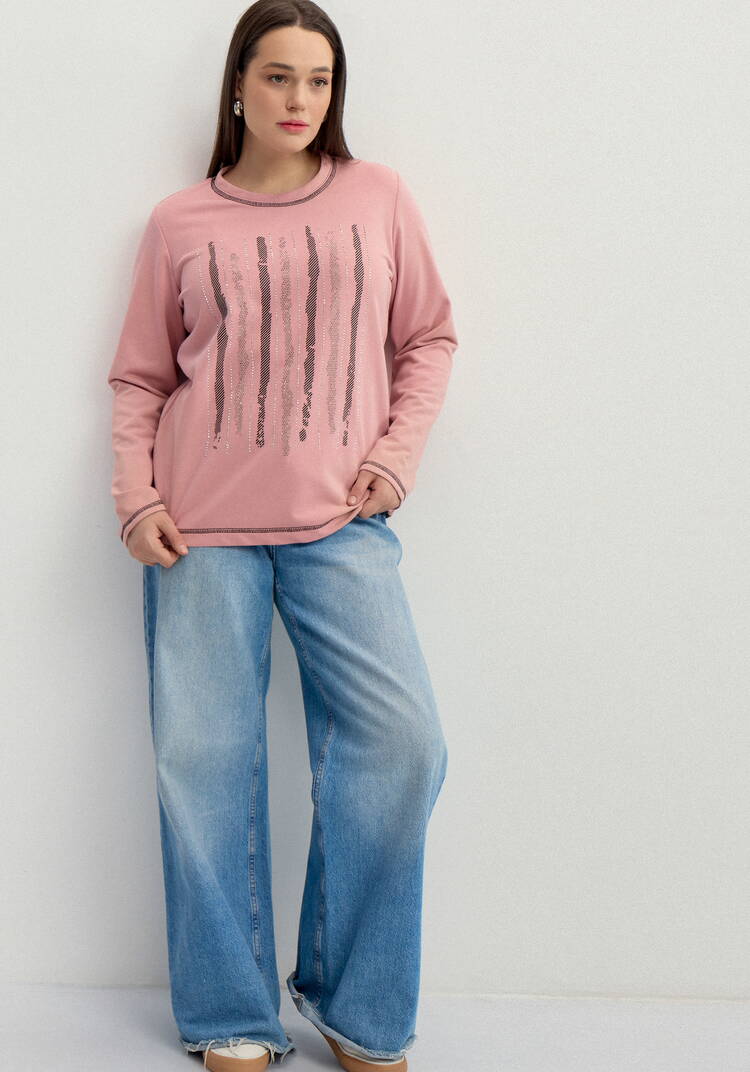 Лонгслив свободного кроя шир.  750, рис. 15