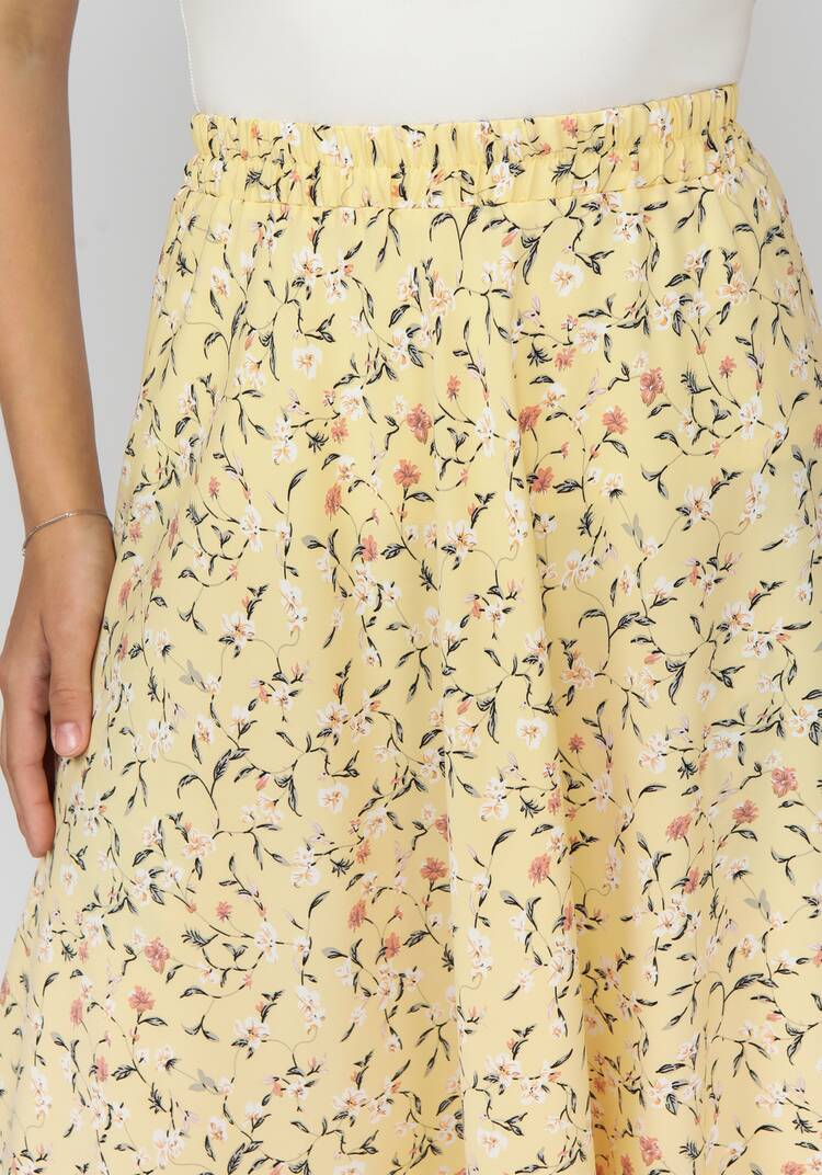 Комплект: блузат+юбка c цветочным принтом шир.  750, рис. 7