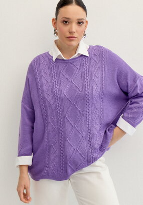 Джемпер женский свободного облегания