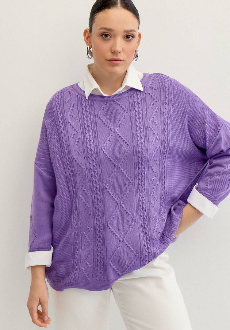 Джемпер женский свободного облегания шир.  750, рис. 14