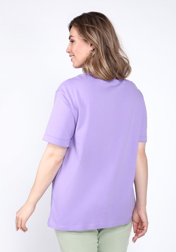 Футболка базовая однотонная шир.  580, рис. 30