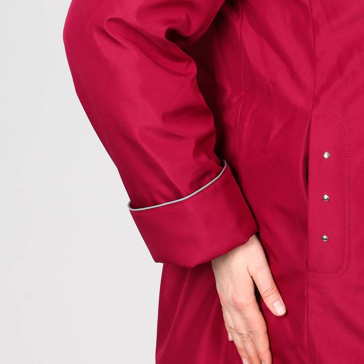 Пальто на молнии с капюшоном и карманами шир.  750, рис. 16