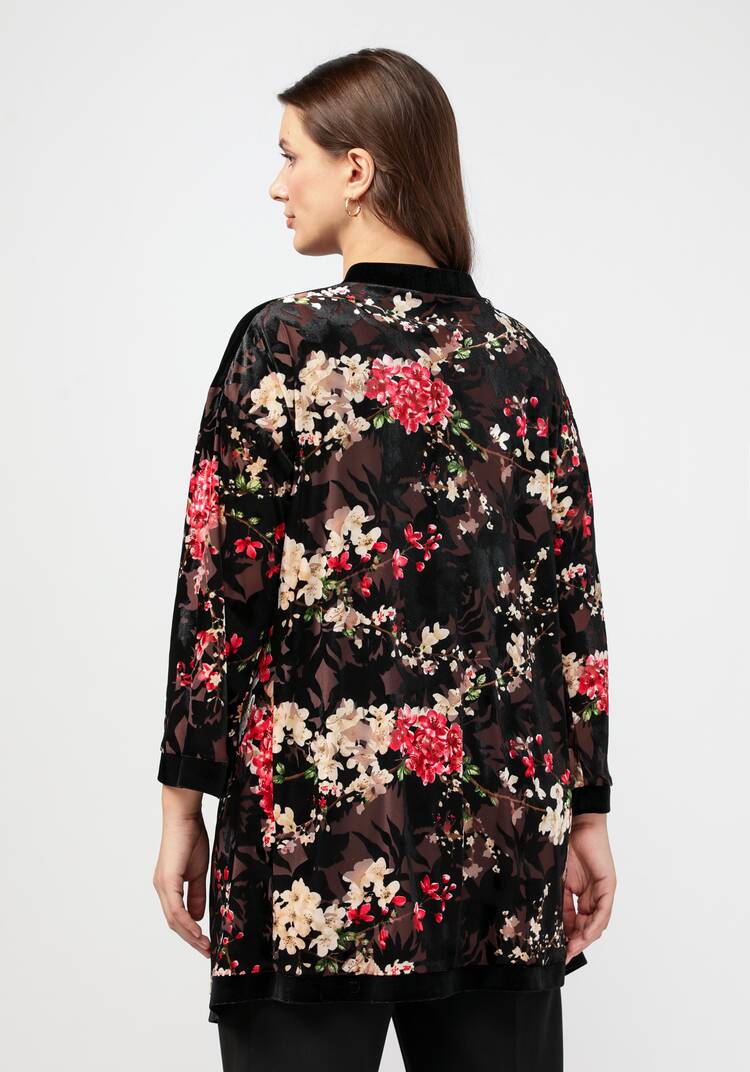 Кардиган-накидка со свободными рукавами шир.  750, рис. 3