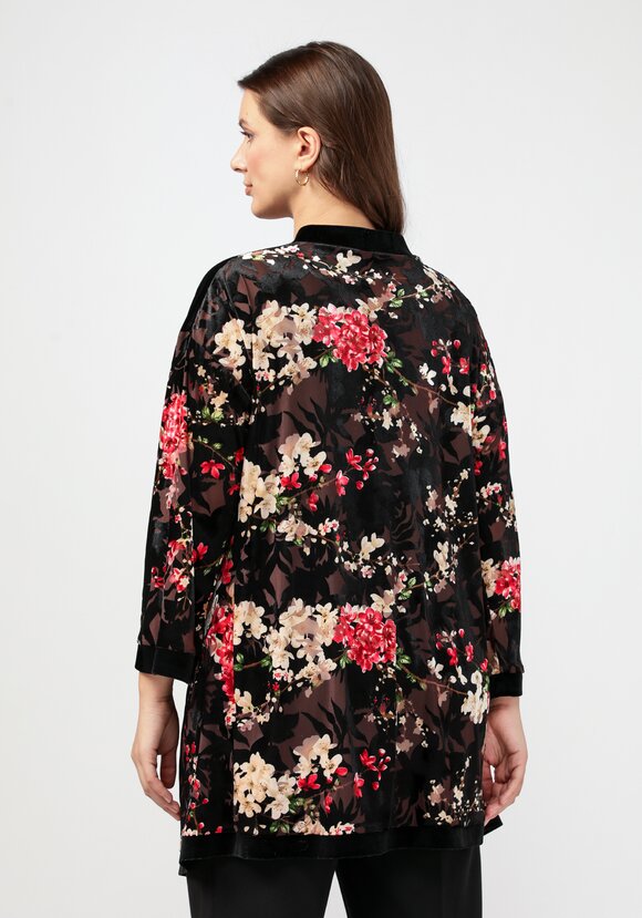 Кардиган-накидка со свободными рукавами шир.  580, рис. 3