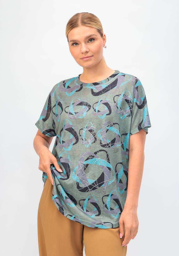 Футболка со стразами Фиби шир.  750, рис. 1