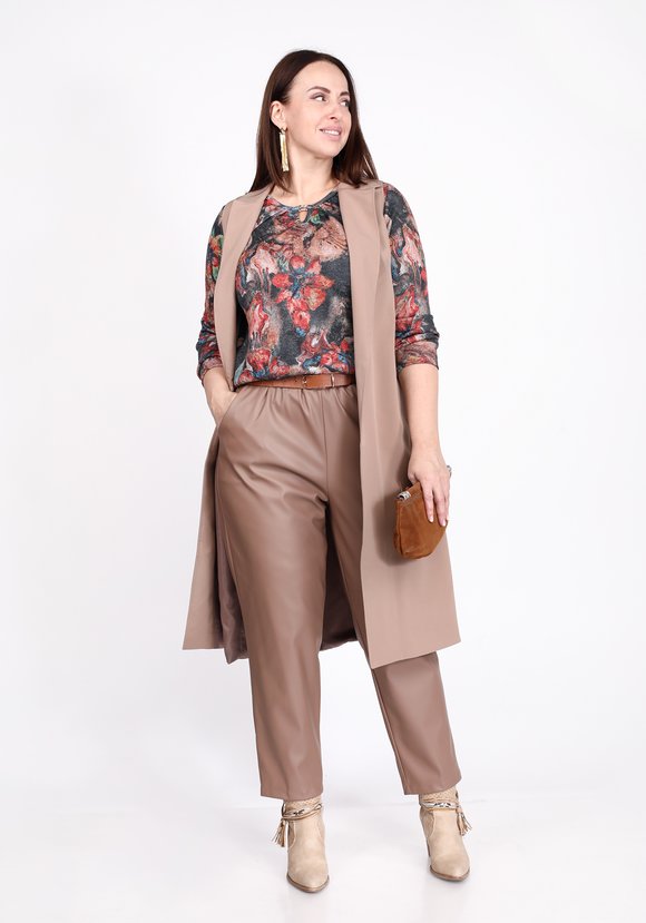 Блуза Цветочный презент шир.  580, рис. 7