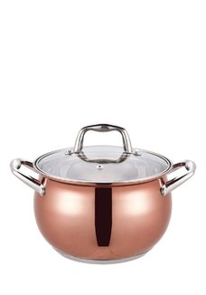Кастрюля премиум Медный блеск 3 л