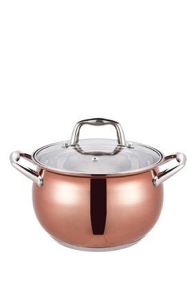 Кастрюля премиум Медный блеск 3 л