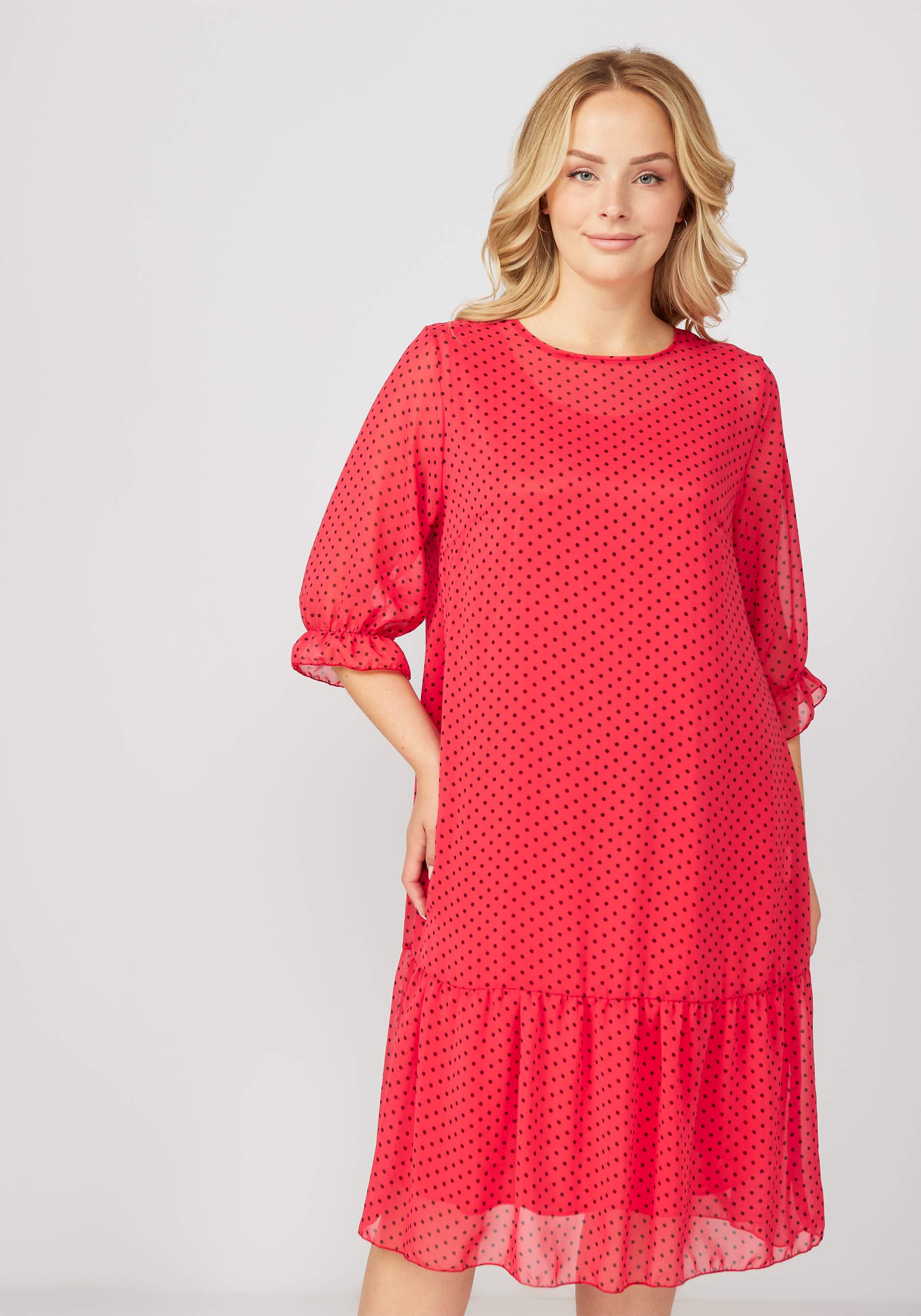 Платье "Мелани" Unit, размер 56, цвет красный - фото 8