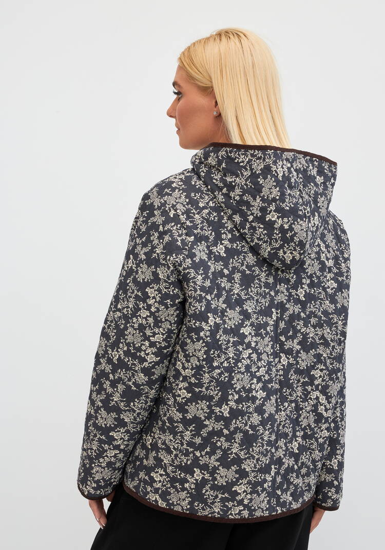 Куртка с цветочным принтом Аманда шир.  750, рис. 3