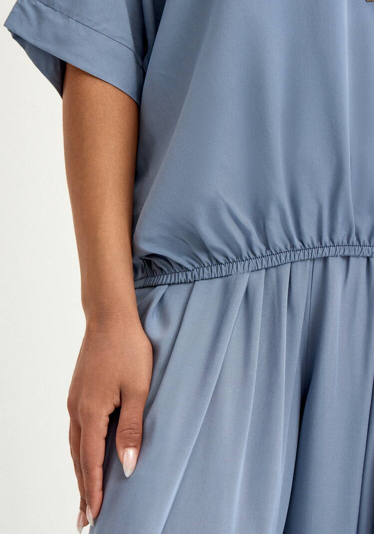 Блуза с кулоном свободного кроя шир.  750, рис. 15