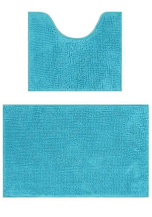 Коврики для ванной Шенилл, 2 шт. шир.  580, рис. 1