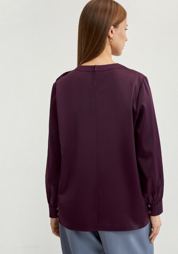 Блуза с воротником  стойка шир.  580, рис. 11