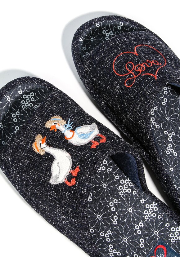 Тапочки женские Гуси шир.  580, рис. 7