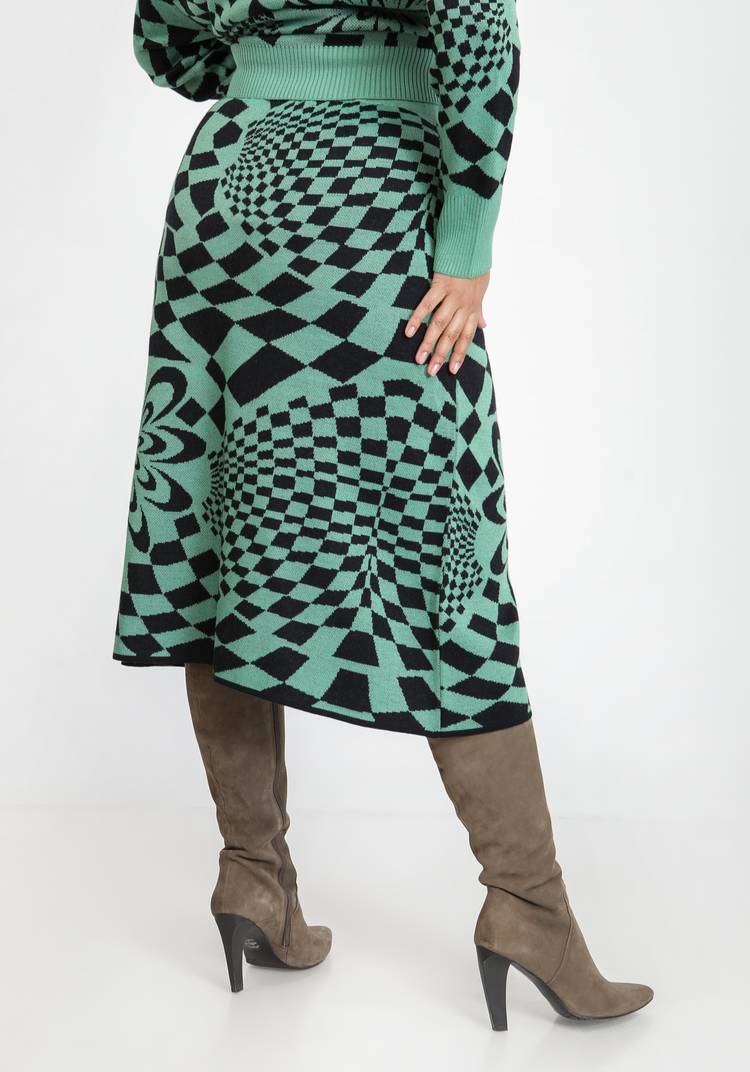 Юбка с абстрактным рисунком шир.  750, рис. 3