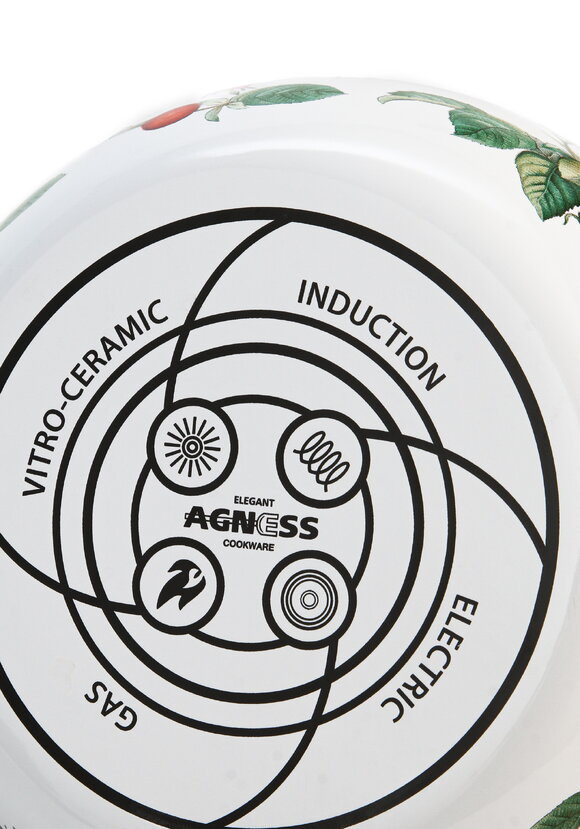 Эмалированная кастрюля с крышкой шир.  580, рис. 54