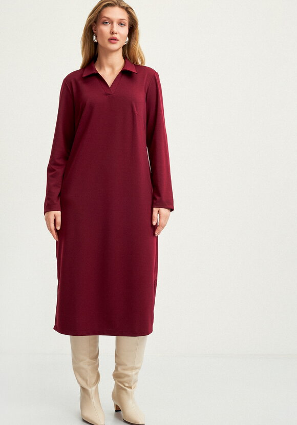 Платье с разрезами по бокам и карманами шир.  580, рис. 13