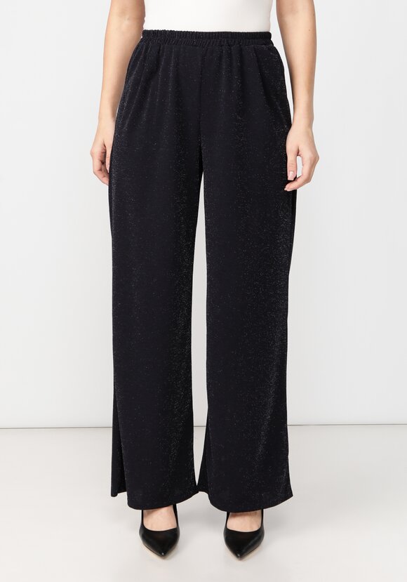 Брюки свободного кроя с метанитью шир.  580, рис. 4